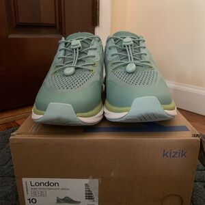Kizik London Women's Sneakers in Surf Spray/Granite Green - Sz 10